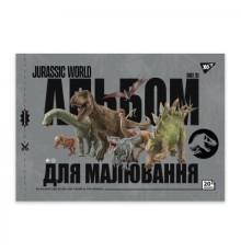 Альбом для малювання Yes А4 20 скоба, з перфорацією Jurassic World (130592)