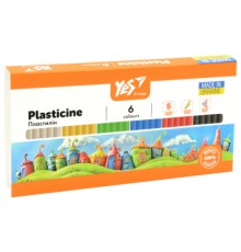 Пластилін Yes Orange Line 6 кольорів 120 г (540686)