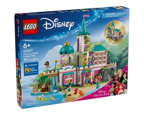 Конструктор LEGO Disney Замок принцеси та королівські улюбленці (43267)