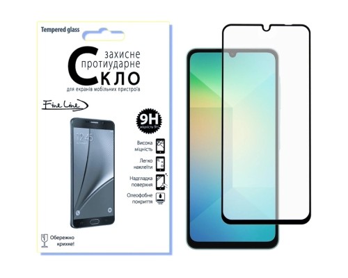 Скло захисне Fine Line Samsung Galaxy A16 Black (FL-TGFG-378)