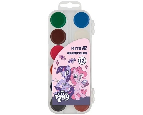 Акварельні фарби Kite My Little Pony 12 кольорів (LP25-061)