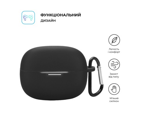 Чохол для навушників Armorstandart Hang Case для Xiaomi Redmi Buds 6 Pro Black (ARM83394) Чохол для навушників Armorstandart Hang Case для Xiaomi Redmi Buds 6 Pro Black (ARM83394)
