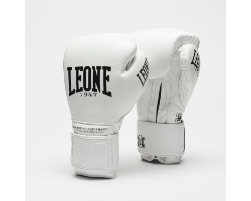 Боксерські рукавички Leone GN111 The Greatest White 10 унцій (GN111_White_10oz)