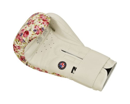 Боксерські рукавички RDX FL-6 White 12 унцій (BGR-FL6W-12oz)