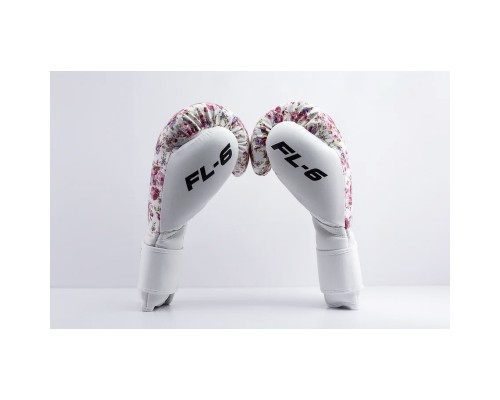 Боксерські рукавички RDX FL-6 White 12 унцій (BGR-FL6W-12oz)