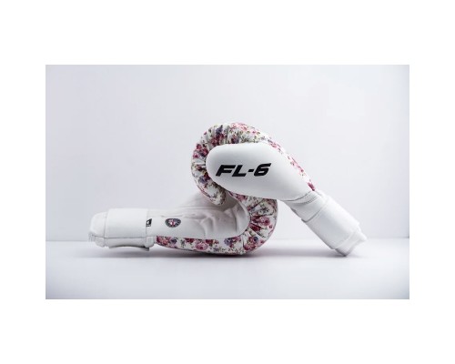 Боксерські рукавички RDX FL-6 White 12 унцій (BGR-FL6W-12oz)