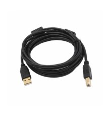 Кабель для принтера USB 2.0 AM/BM 1.8m ferrite black Voltronic (YT-AM/BM-1.8B)
