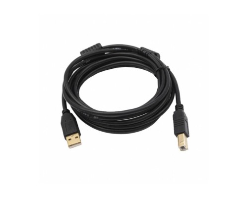 Кабель для принтера USB 2.0 AM/BM 1.8m ferrite black Voltronic (YT-AM/BM-1.8B)