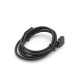Кабель мультимедійний HDMI M to HDMI M 1.5m V1.4 black Merlion (YT-HDMI(M)/(M)HS-1.5m-5)