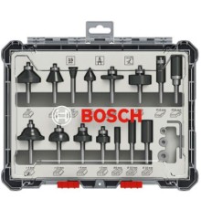 Набір фрез Bosch Professional комбінованих, 6мм, 15шт (2.607.017.471)