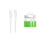 Дата кабель USB-C to USB-C 1.0m 240W white Belkin (CAB025HQ1MWH)