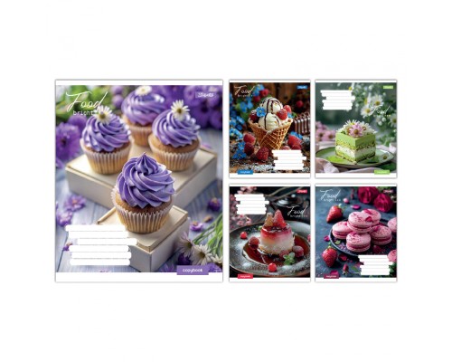 Зошит 1 вересня Bright FoodА5 48 аркушів клітинка (768134)