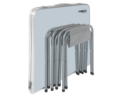 Набір кемпінгових меблів Neo Tools стіл + 4 стільці 6.9 кг (63-159)