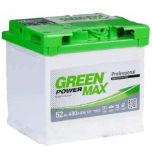 Акумулятор автомобільний GREEN POWER MAX 52Ah Ев (-/+) (000022374)