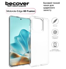 Чохол до мобільного телефона BeCover Motorola Edge 60 Fusion Transparent (713773)