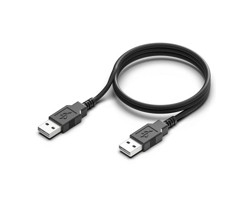 Дата кабель USB 2.0 AM/AM 1.0m black ColorWay (CW-CBUU071-BK)