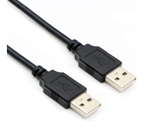 Дата кабель USB 2.0 AM/AM 1.0m black ColorWay (CW-CBUU071-BK)