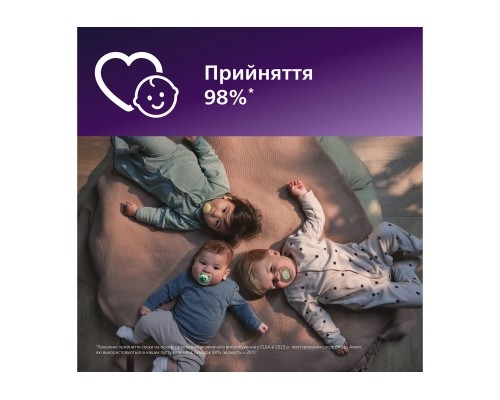 Пустушка Philips AVENT Ultra Air Нічна 0-6 місяців 2 шт (SCF376/27)