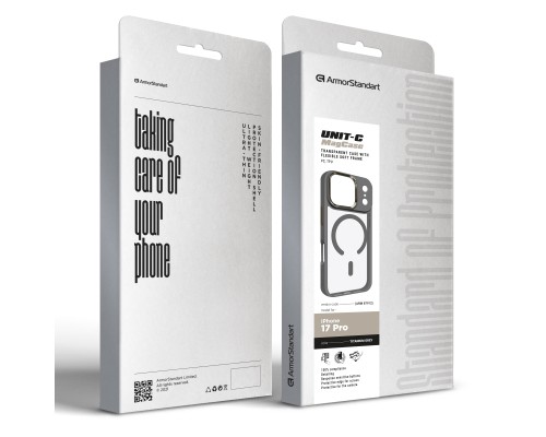 Чохол до мобільного телефона Armorstandart Unit-C MagCase Apple iPhone 17 Pro Titanium Grey (ARM87912)