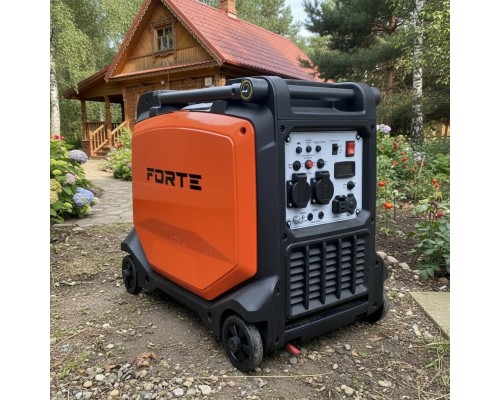Генератор Forte інверторний FG6500iE 5kW, стартер ручний, електричний , 11л. (148252)