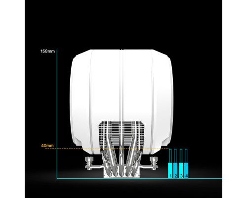 Кулер до процесора Zalman ZET5WHITE