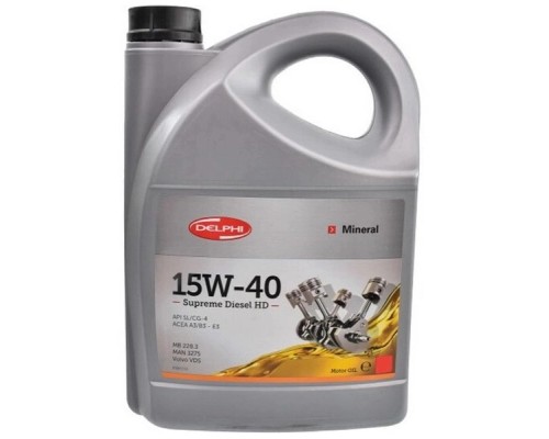 Моторна олива Delphi Supreme Diesel 15W-40, 4л (25185360)