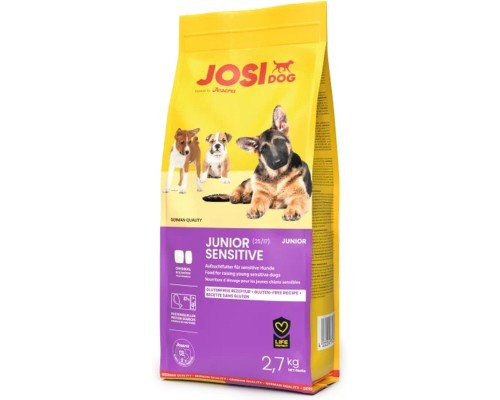 Сухий корм для собак Josera JosiDog Junior Sensitive 2.7 кг (4032254774785)