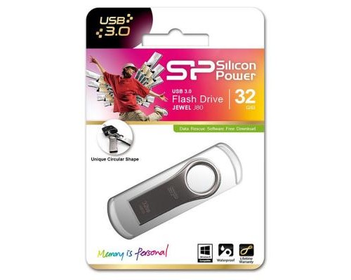 USB флеш накопичувач Silicon Power 32GB JEWEL J80 USB 3.0 (SP032GBUF3J80V1T) 