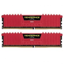 Модуль пам'яті для комп'ютера DDR4 32GB (2x16GB) 2666 MHz Vengeance LPX Red Corsair (CMK32GX4M2A2666C16R)