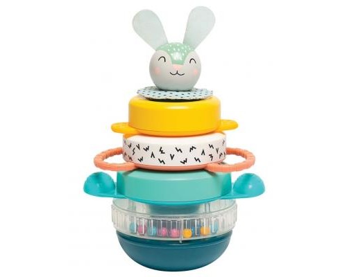 Розвиваюча іграшка Taf Toys пірамідка Кролик колекція Полярне сяйво (12445)