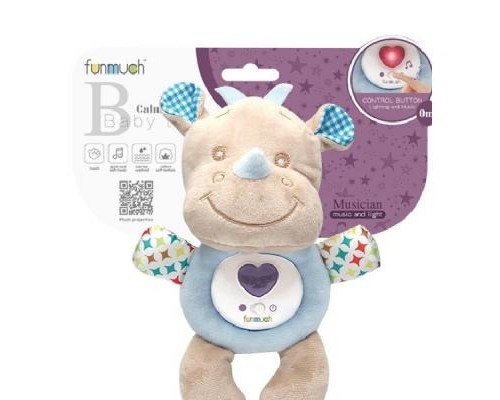 Розвиваюча іграшка Funmuch Носоріг з муз.ефектами (FM888-3)