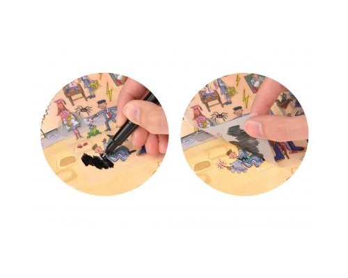 Набір для творчості Scribble down Перевідні наклейки Школа магії (SD/05)