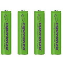 Акумулятор Esperanza AA 2000mAh Ni-MH * 4 green (EZA104G) Акумулятор Esperanza AA 2000mAh Ni-MH * 4 green (EZA104G)