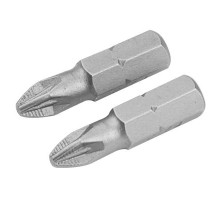 Набір біт Tolsen S2A хрестові РН 2х25 мм, 2 шт (20213)