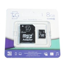 Карта пам'яті T&G 8GB microSD class10 (TG-8GBSDCL10-01)