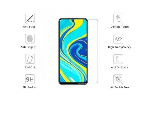 Скло захисне Drobak Xiaomi Redmi Note 9 Pro Max (Tempered glass) (121292) (121292)