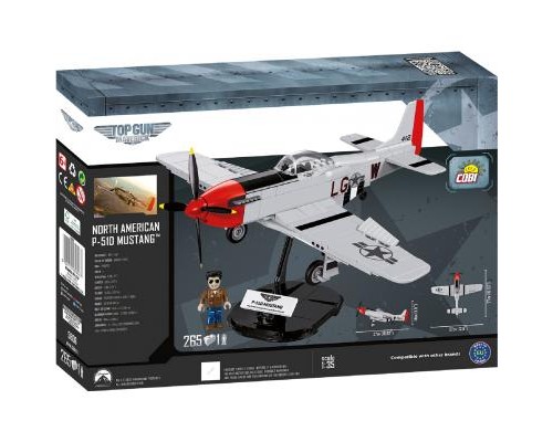 Конструктор Cobi Топ Ган 2 Винищувач P-51 