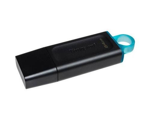 USB флеш накопичувач Kingston 64GB DataTraveler Exodia Black/Teal USB 3.2 (DTX/64GB) 