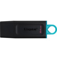 USB флеш накопичувач Kingston 64GB DataTraveler Exodia Black/Teal USB 3.2 (DTX/64GB)