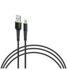 Дата кабель USB 2.0 AM to Micro 5P 1.2m CBFLEXM1 black Intaleo (1283126487453)