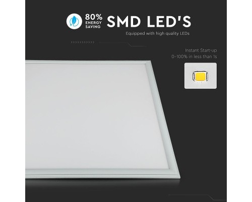 Світильник V-TAC 45W, SKU-60246, 600х600mm, 4500К, 230V, IP20 (3800230623652)