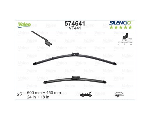 Щітка склоочисника Valeo 574641