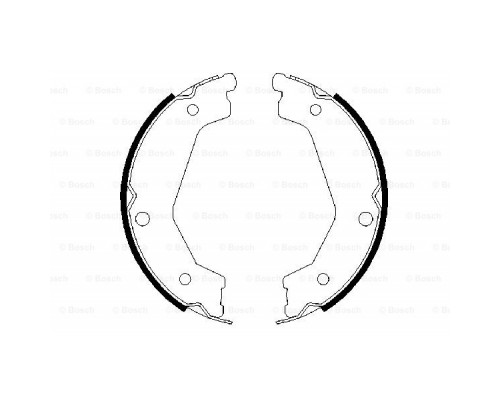 Гальмівні колодки Bosch 0 986 487 708