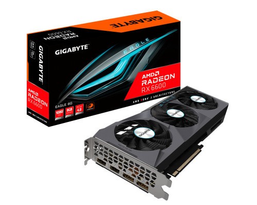 Відеокарта GIGABYTE Radeon RX 6600 8Gb EAGLE (GV-R66EAGLE-8GD)