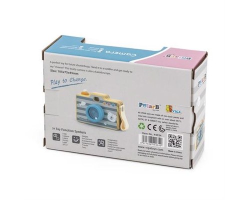 Розвиваюча іграшка Viga Toys PolarB Фотоапарат із калейдоскопом (44034)
