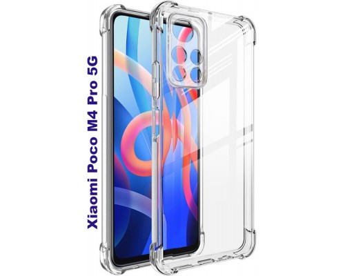 Чохол до мобільного телефона BeCover Anti-Shock Poco M4 Pro Clear (707198)