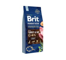 Сухий корм для собак Brit Premium Dog Light 15 кг (8595602526604)