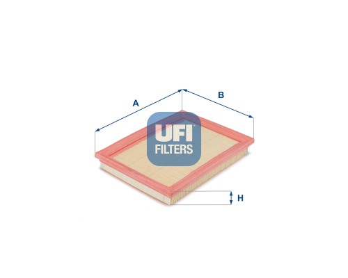 Повітряний фільтр для автомобіля UFI 30.168.00