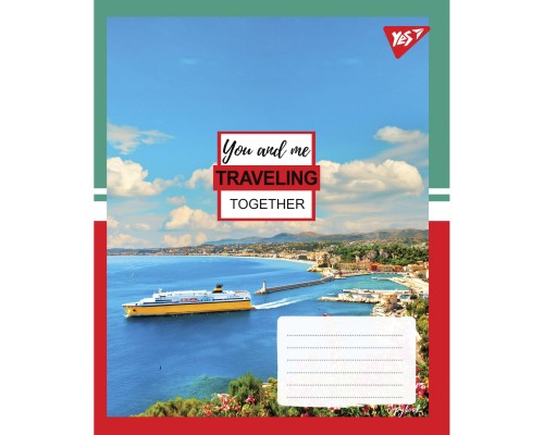Зошит Yes А5 Travel 96 аркушів, лінія (766131)