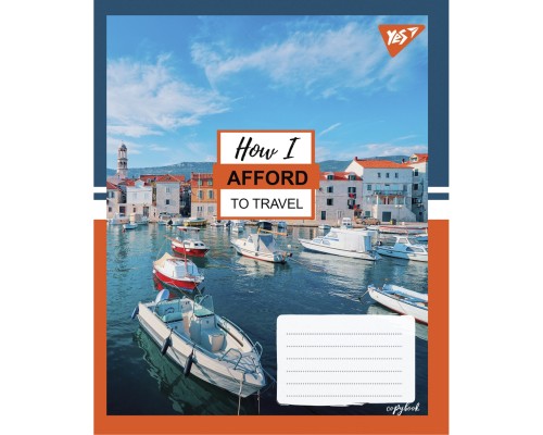 Зошит Yes А5 Travel 96 аркушів, лінія (766131)